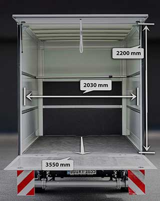 Transporter Koffer 3,5t Maße